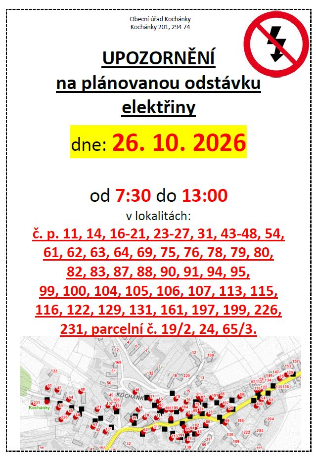 Odstávka elektřiny